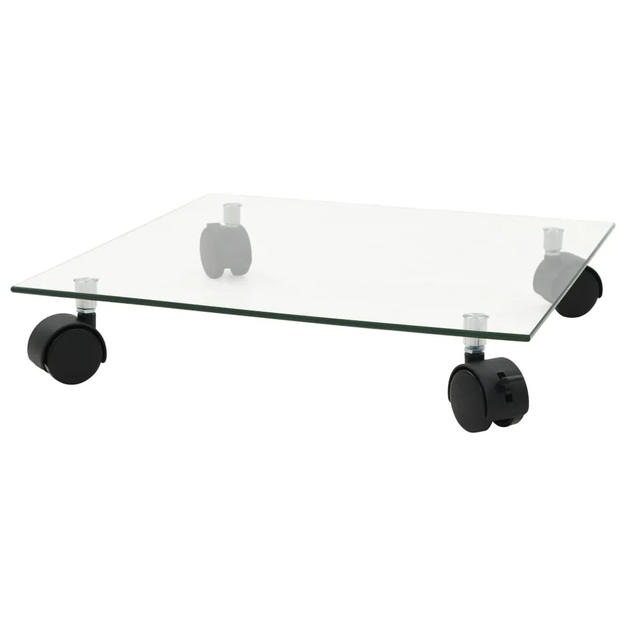 Support carré pour plantes 2 pcs Verre trempé 35 x 35 cm - 2