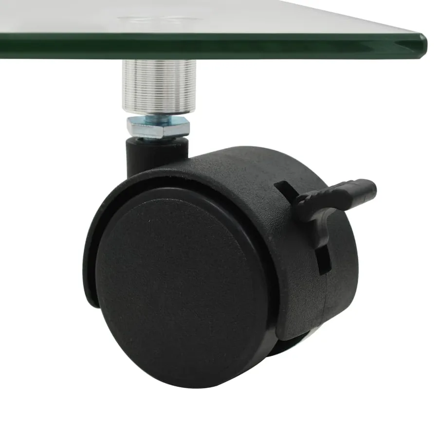 Support carré pour plantes 2 pcs Verre trempé 35 x 35 cm - 5