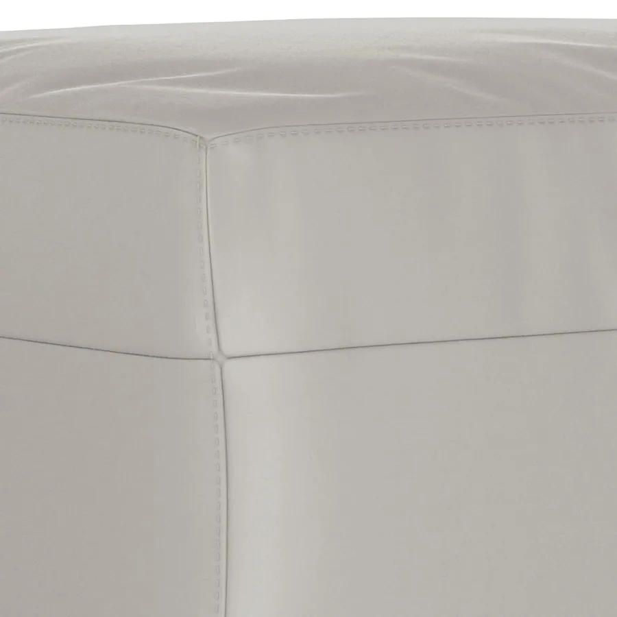 Banc Gris clair 100x35x41 cm Tissu microfibre - 5