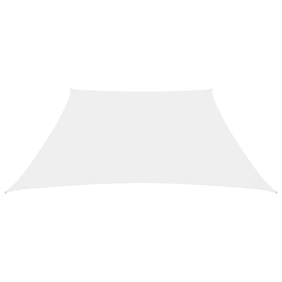 Voile de parasol Tissu Oxford trapèze 3/5x4 m Blanc - 2