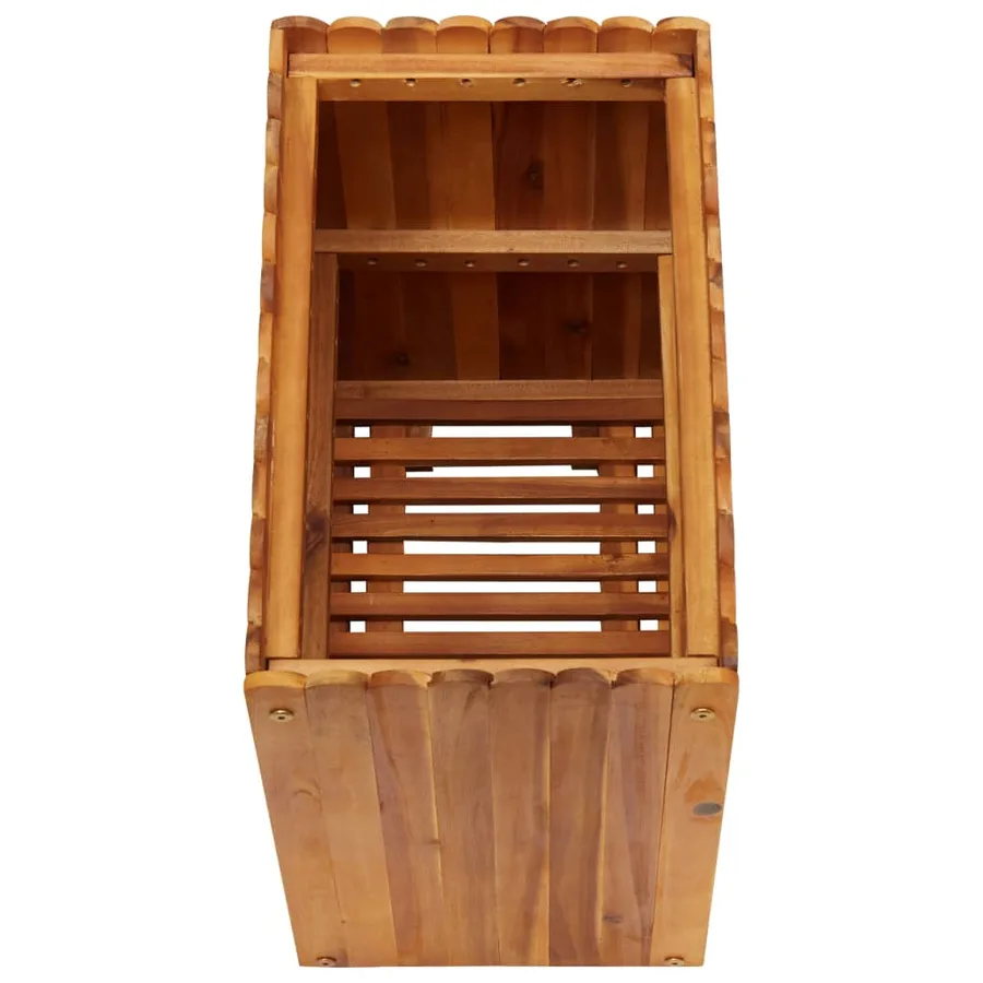 Lit surélevé de jardin 50x30x50 cm Bois massif d'acacia - 4
