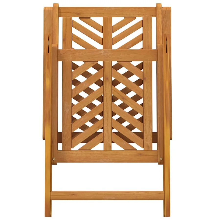 Ensemble de salle à manger pour jardin 7 pc Marron - 12