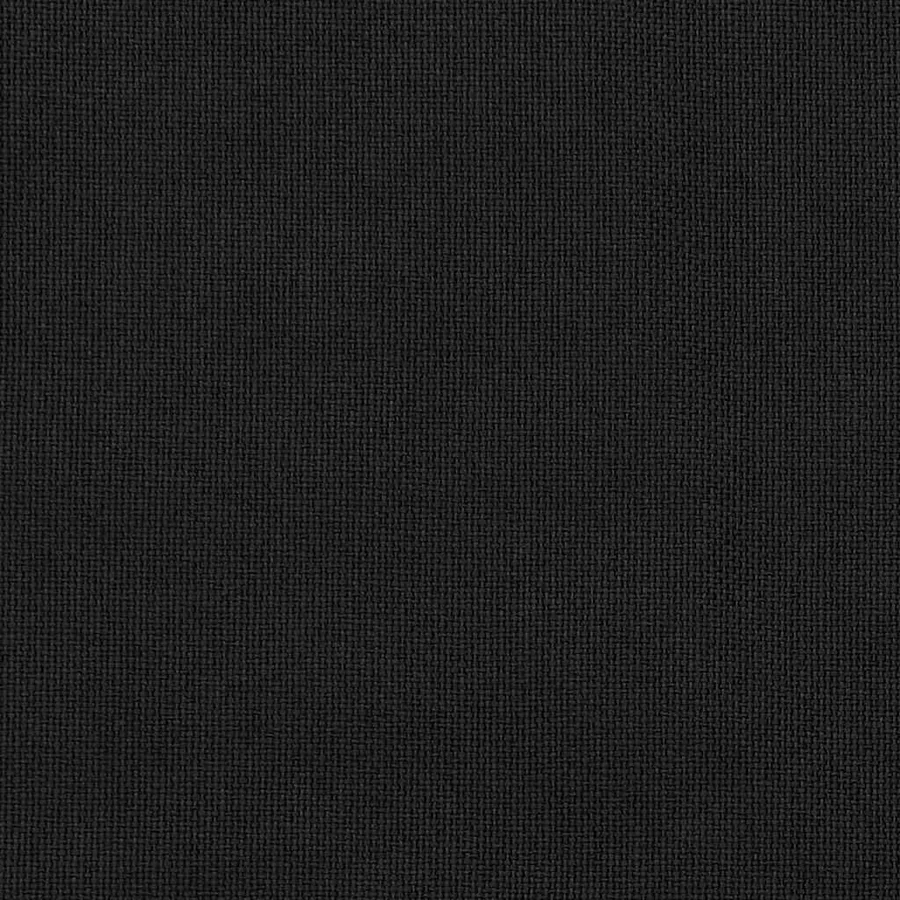 Rideaux occultants aspect lin avec crochets 2pcs Noir 140x225cm - 4