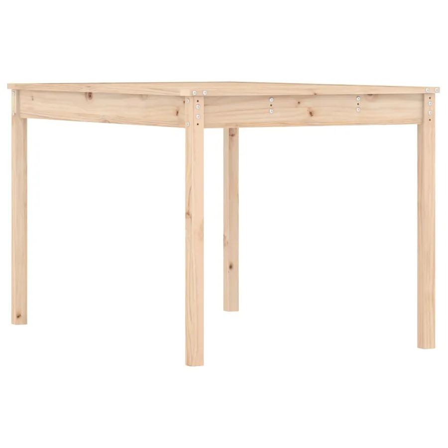 Table de jardin 121x82,5x76 cm bois massif de pin - 2