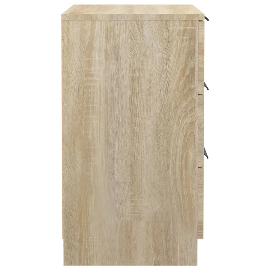 Tables de chevet 2 pcs Chêne sonoma 40x36x65 cm - 7
