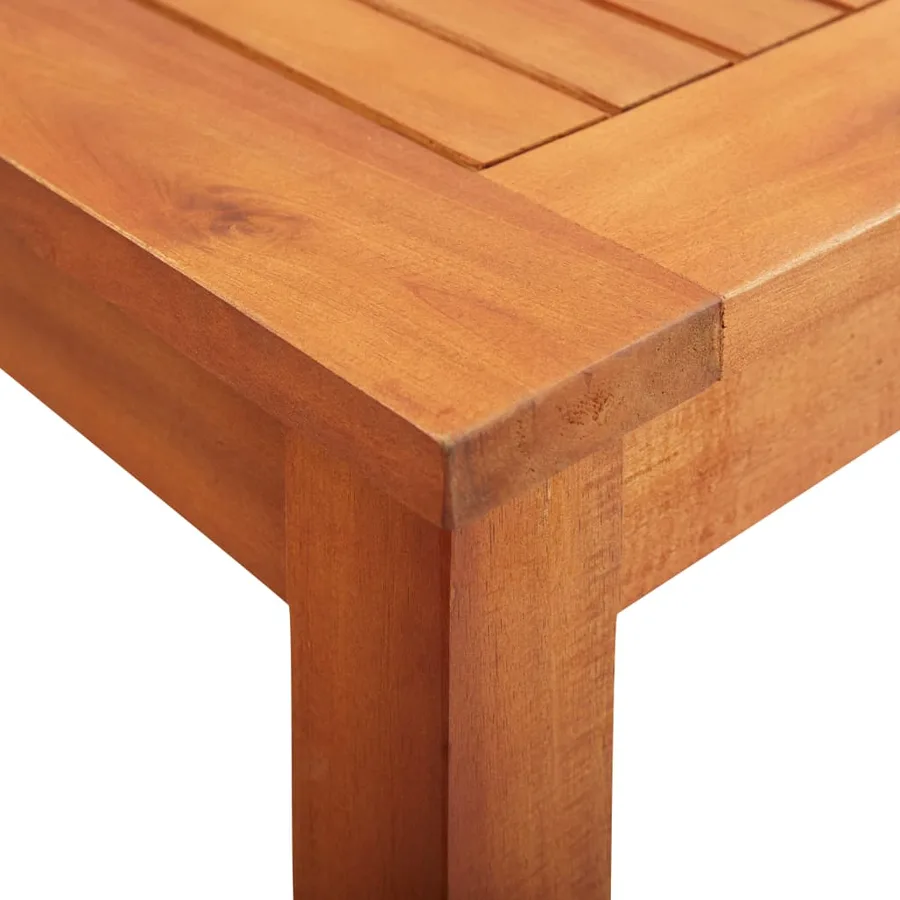 Table de jardin 88x88x74 cm Bois d'acacia massif - 3