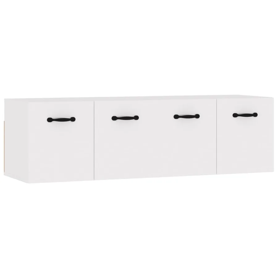 Armoires murales 2 pcs Blanc 80x35x36,5 cm Bois d'ingénierie - 2