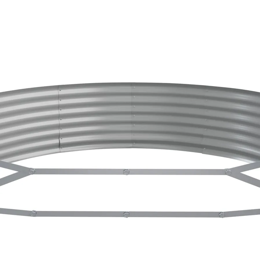 Lit surélevé de jardin Acier galvanisé Anthracite - 5