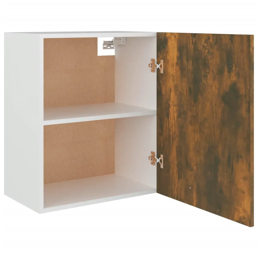 Armoire suspendue "Lyon" Chêne fumé 50 x 31 x 60 cm Bois d'ingénierie - 6