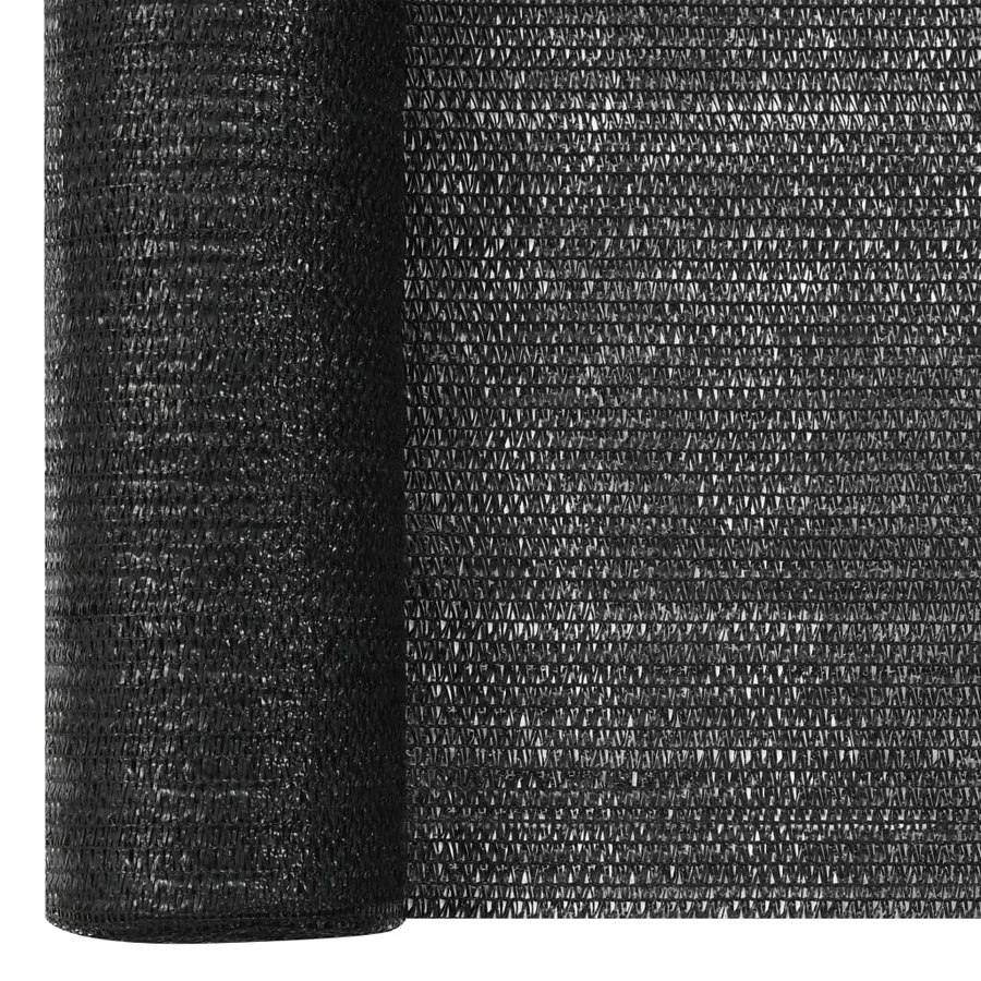 Filet brise-vue Noir 3,6x25 m PEHD 75 g/m² - 3