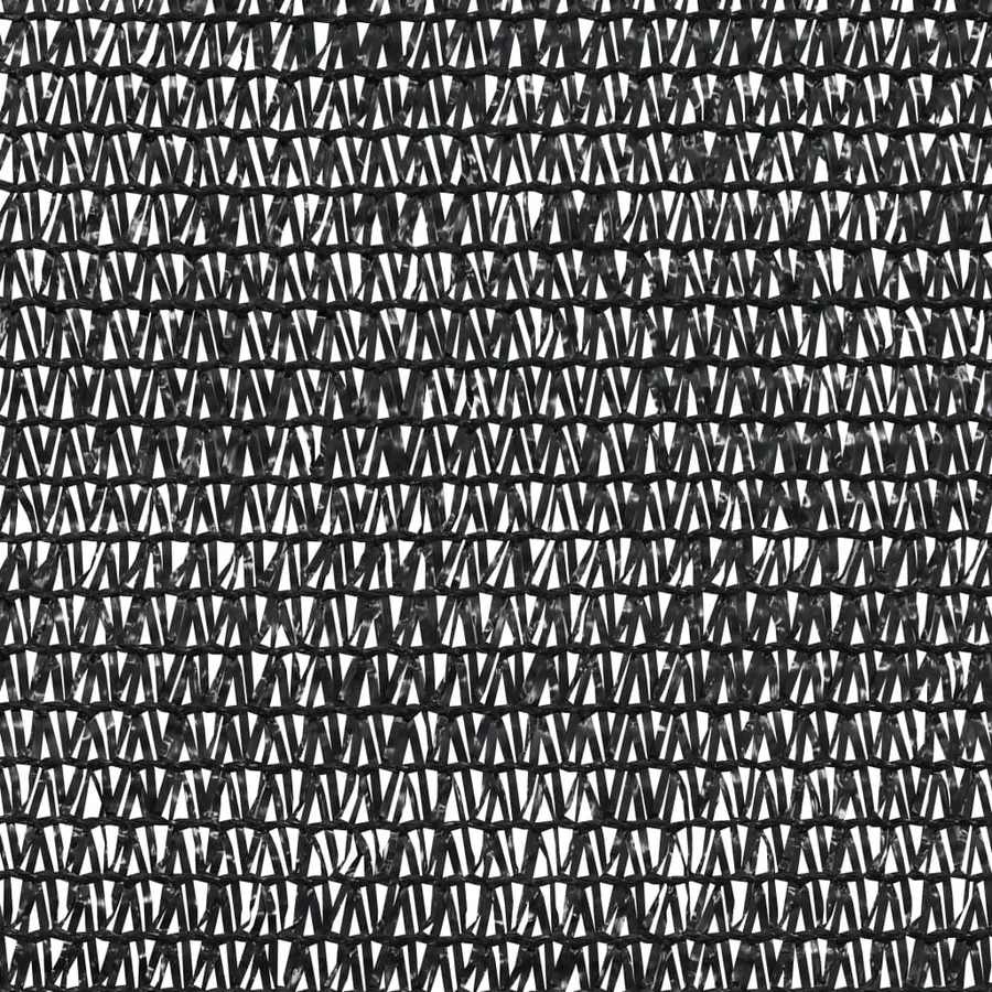 Filet brise-vue Noir 3,6x25 m PEHD 75 g/m² - 4