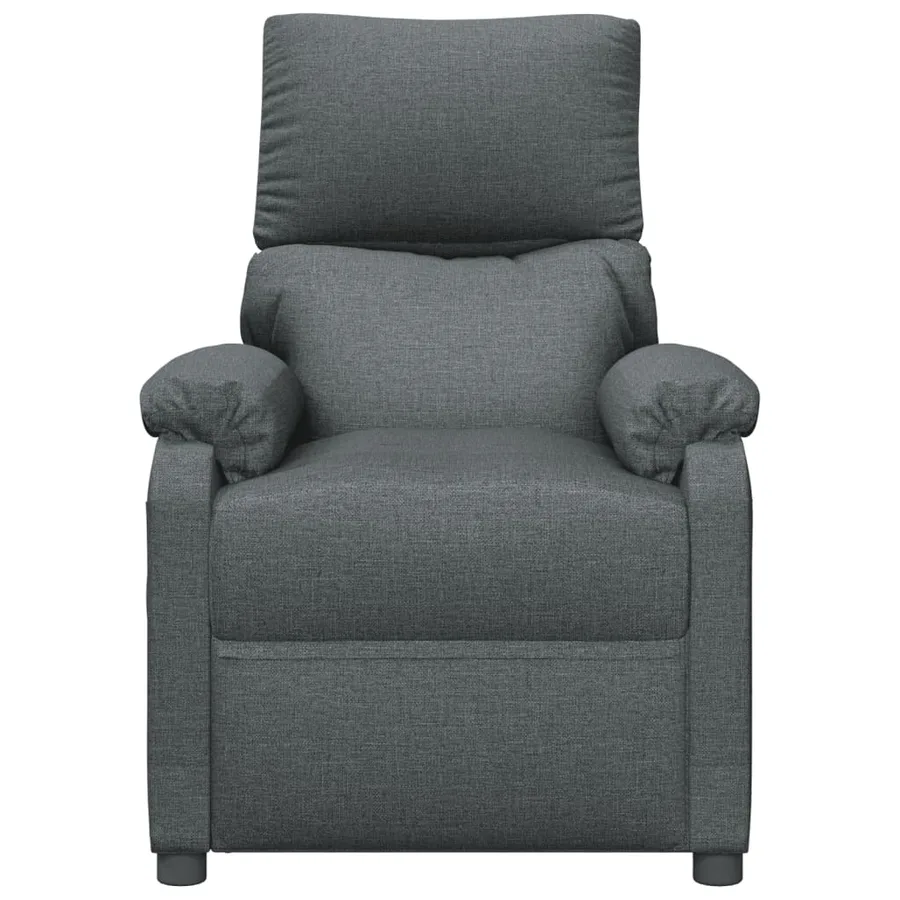 Fauteuil de massage Gris foncé Tissu - 4