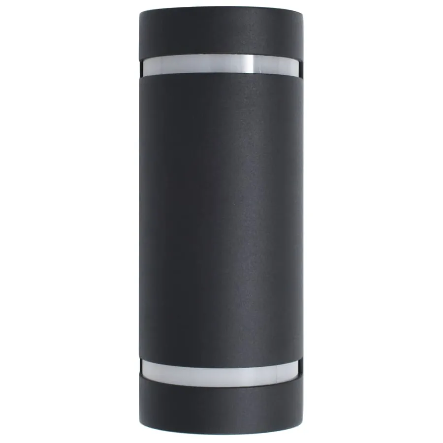 Appliques murales d'extérieur 2 pcs 35 W Noir Demi-rond - 5
