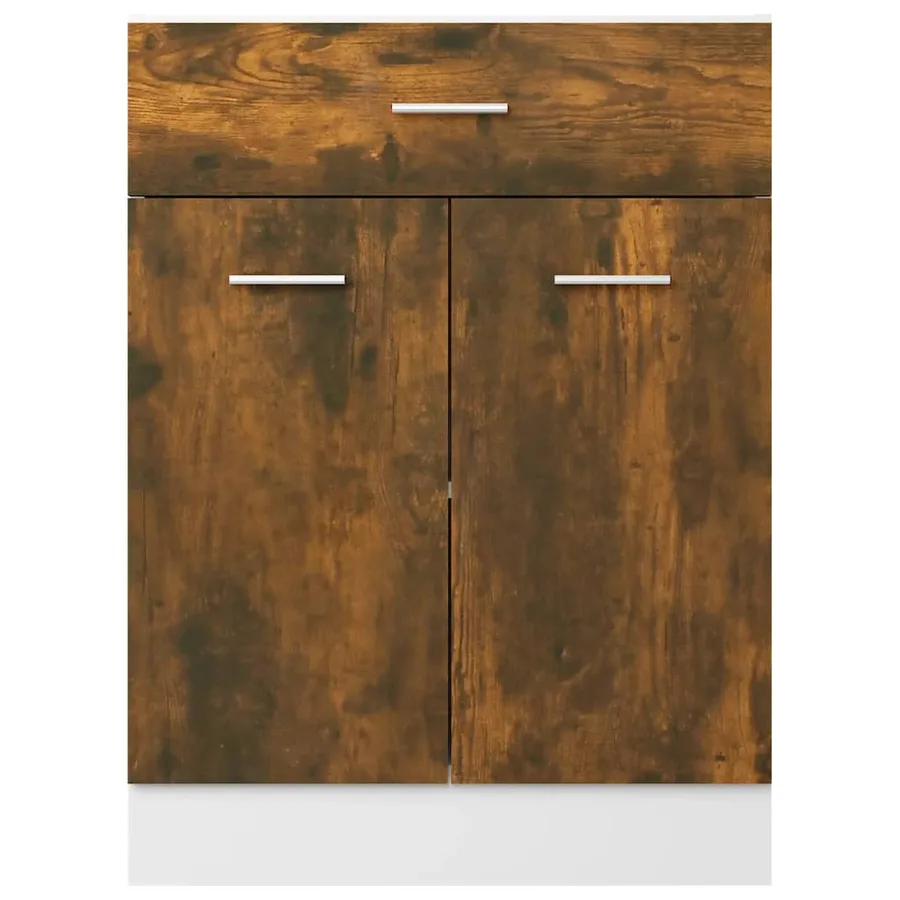 Armoire à tiroirs "Lyon" Chêne fumé 60 x 46 x 81,5 cm Bois d'ingénierie - 5