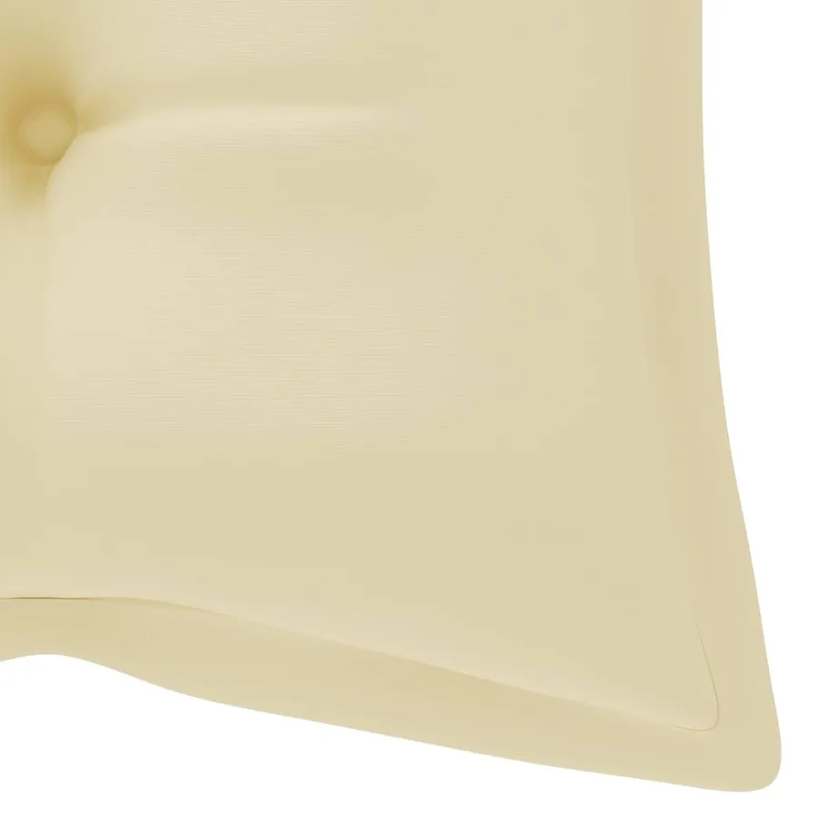Banc de jardin avec coussin 120 cm Bois d'acacia massif - 8