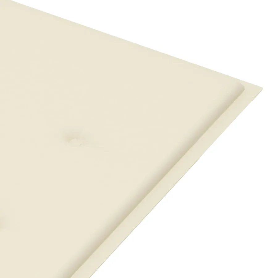 Banc de jardin avec coussin 120 cm Bois d'acacia massif - 7