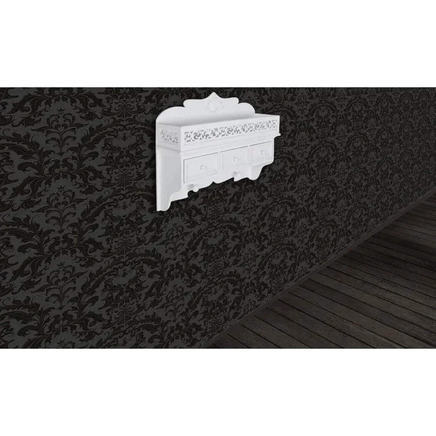 Étagère murale avec 3 tiroirs 2 crochets - 3