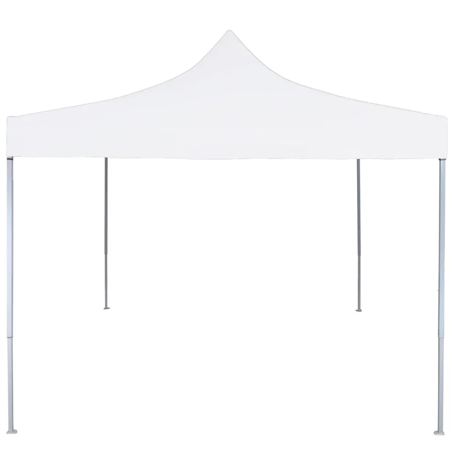 Tente de réception pliable professionnelle 3x3 m Acier Blanc - 2
