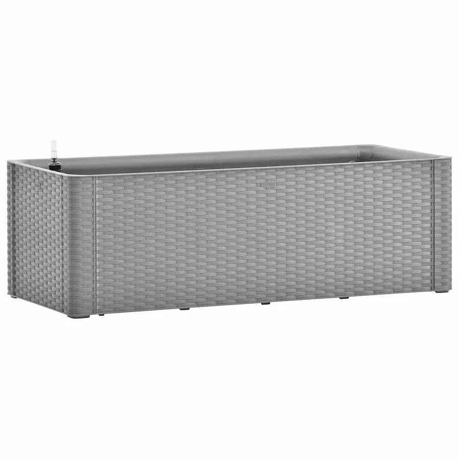 Lit surélevé de jardin avec système d'arrosage Gris 100x43x33cm - 2