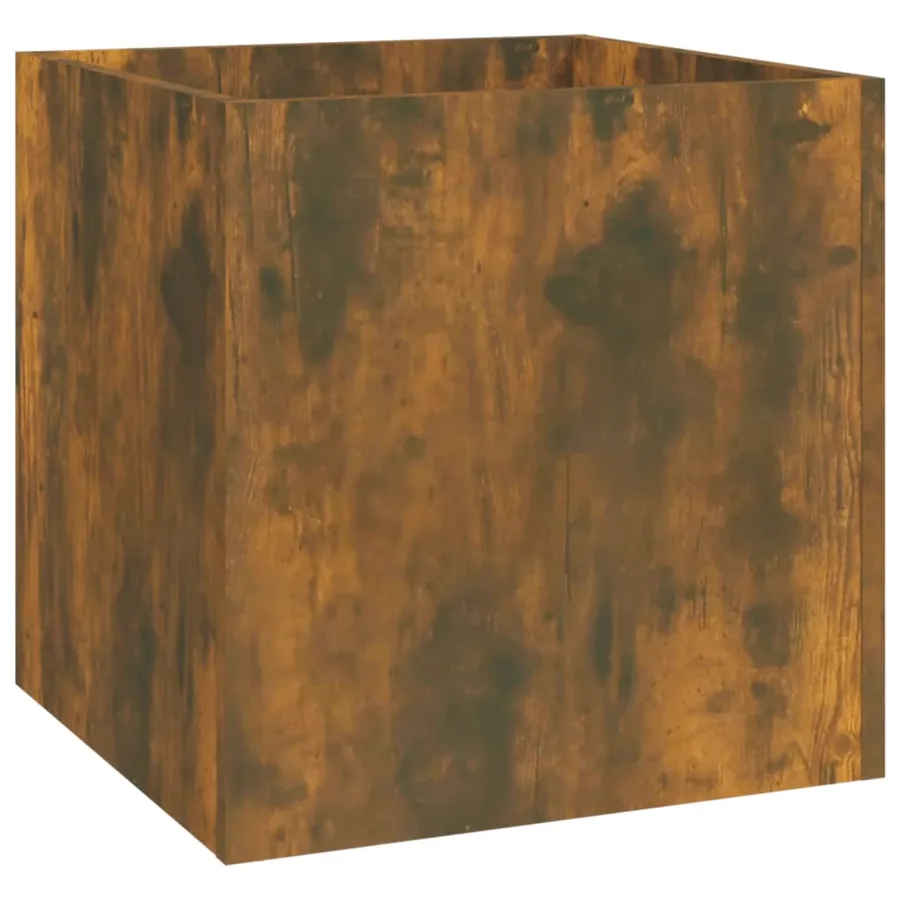 Ensemble de meubles de couloir Chêne fumé Bois d'ingénierie - 7
