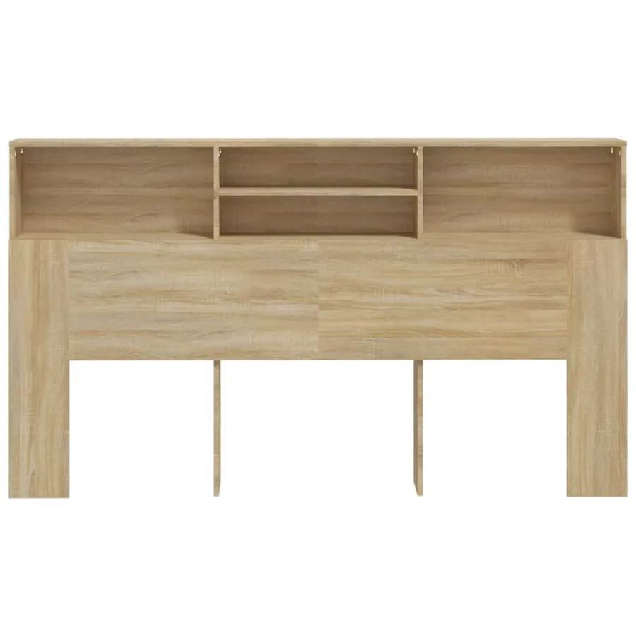 Armoire de tête de lit chêne sonoma 180x19x103,5 cm - 3