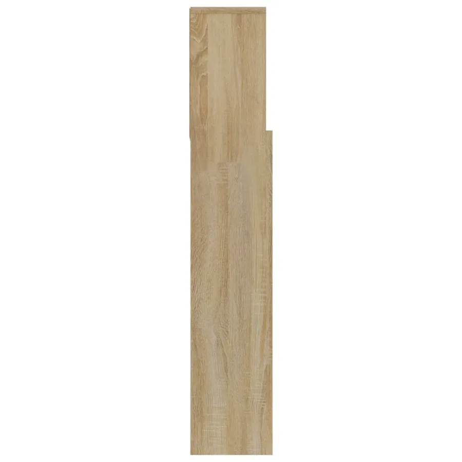 Armoire de tête de lit chêne sonoma 180x19x103,5 cm - 4