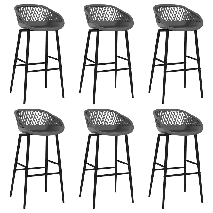 Ensemble de bar 7 pcs Blanc et gris - 6