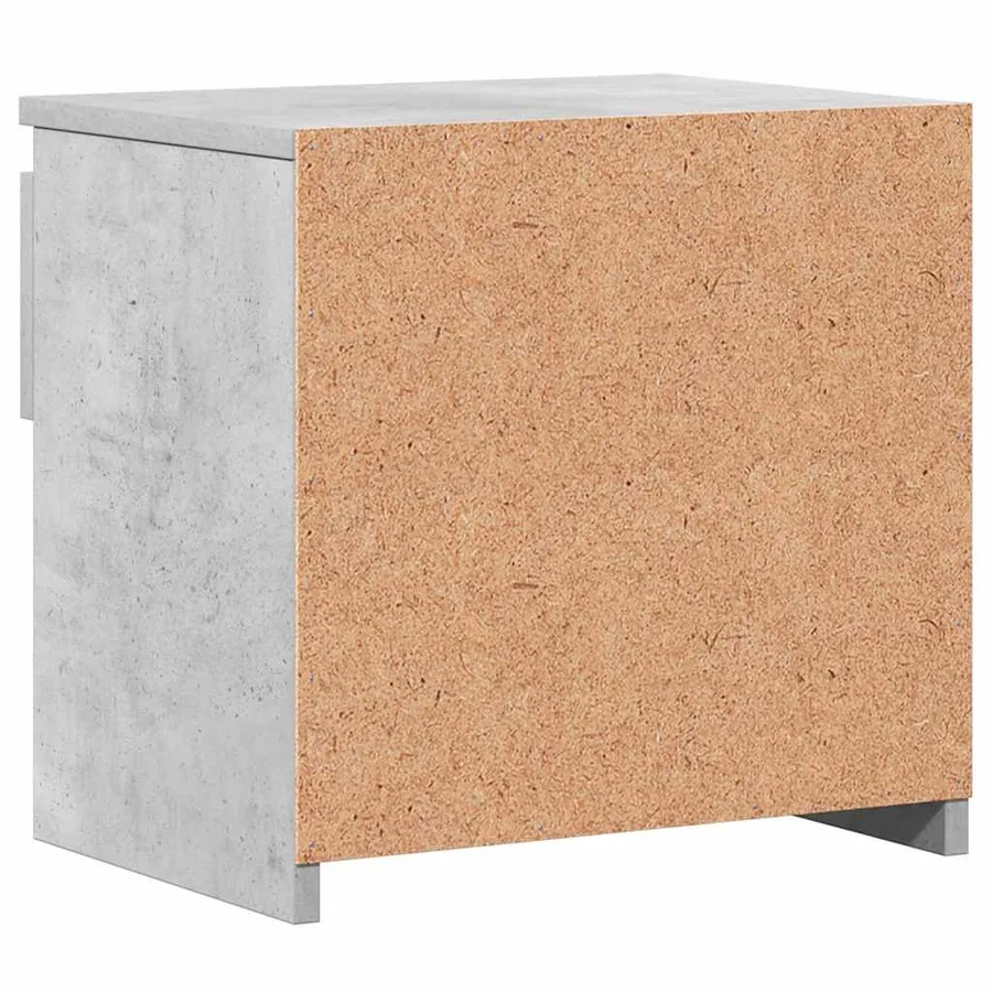 Tables de chevet 2 pcs Gris béton 40x30x39 cm Bois d’ingénierie - 7