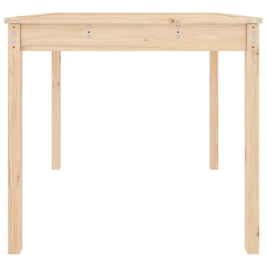 Table de jardin 82,5x82,5x76 cm bois massif de pin - 5