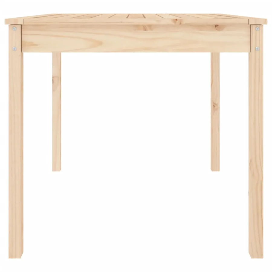 Table de jardin 82,5x82,5x76 cm bois massif de pin - 6