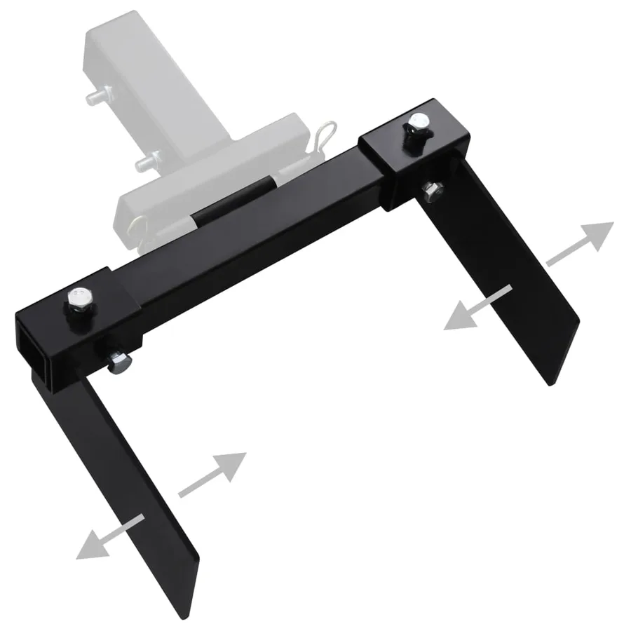 Adaptateur de chasse-neige pour tondeuse à gazon Noir - 4