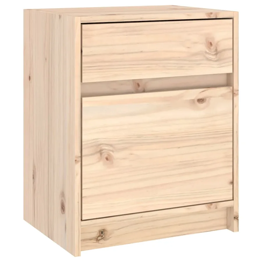 Tables de chevet 2 pcs 40x31x50 cm bois de pin massif - 7