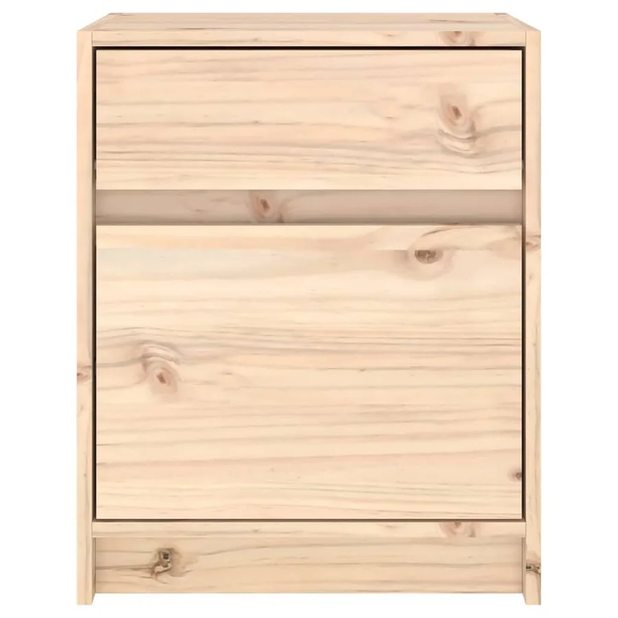 Tables de chevet 2 pcs 40x31x50 cm bois de pin massif - 8
