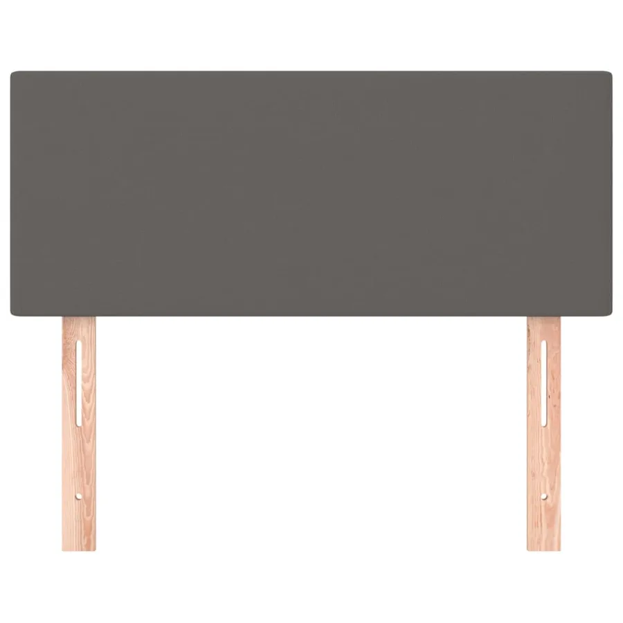 Tête de lit Gris 100x5x78/88 cm Similicuir - 3