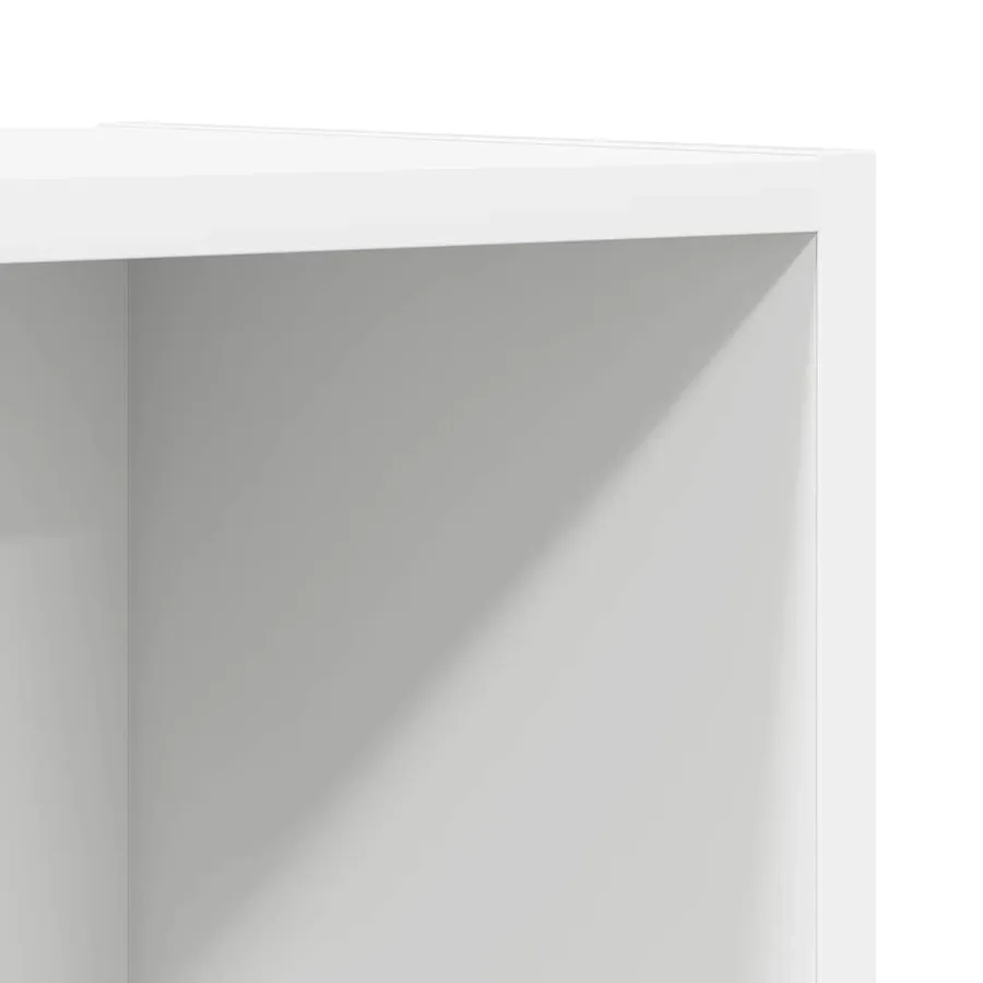 Meuble TV mural Blanc 37x37x107 cm Bois d’ingénierie - 11