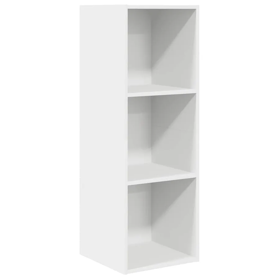 Meuble TV mural Blanc 37x37x107 cm Bois d’ingénierie - 2