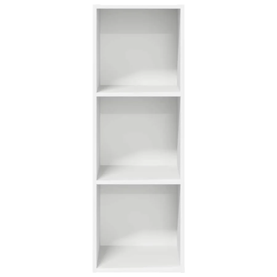 Meuble TV mural Blanc 37x37x107 cm Bois d’ingénierie - 7