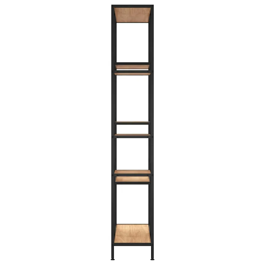 Étagère à livres 80x30x180 cm Acier et bois d'ingénierie - 4