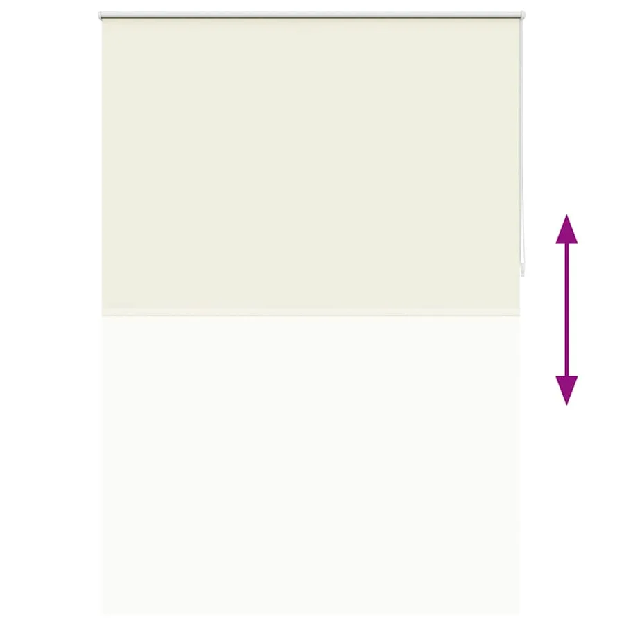 Store enrouleur occultant 164,4 x 230 cm, largeur du tissu 160 cm, blanc cassé - 9