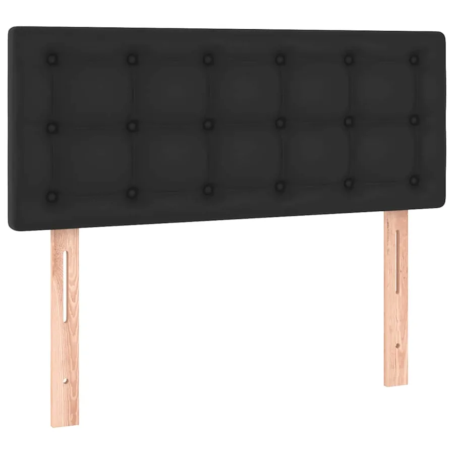 Tête de lit Noir 100x5x78/88 cm Similicuir - 2