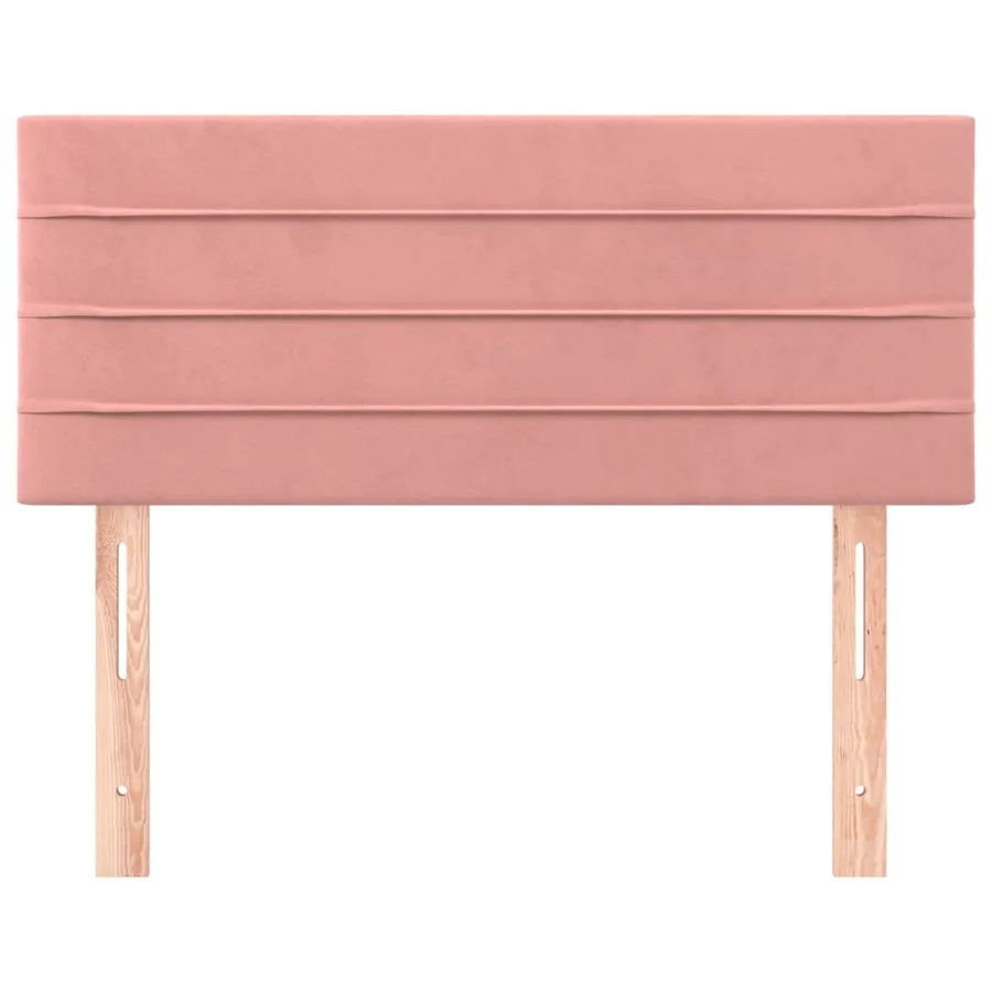 Tête de lit Rose 90x5x78/88 cm Velours - 3