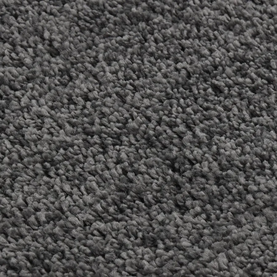Tapis shaggy antidérapant Gris 80x150 cm - 4