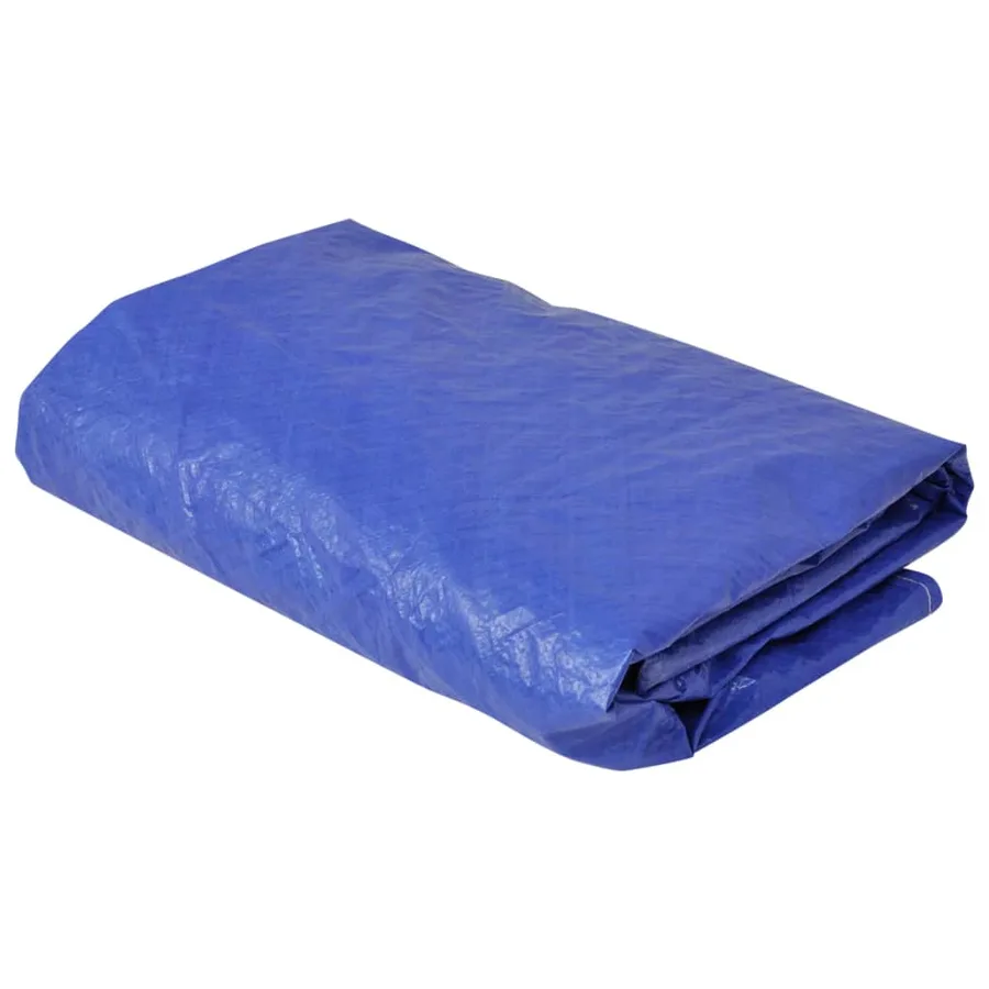 Couvertures de piscine 2 pcs PE Ronde 460 cm 90 g/m² - 5
