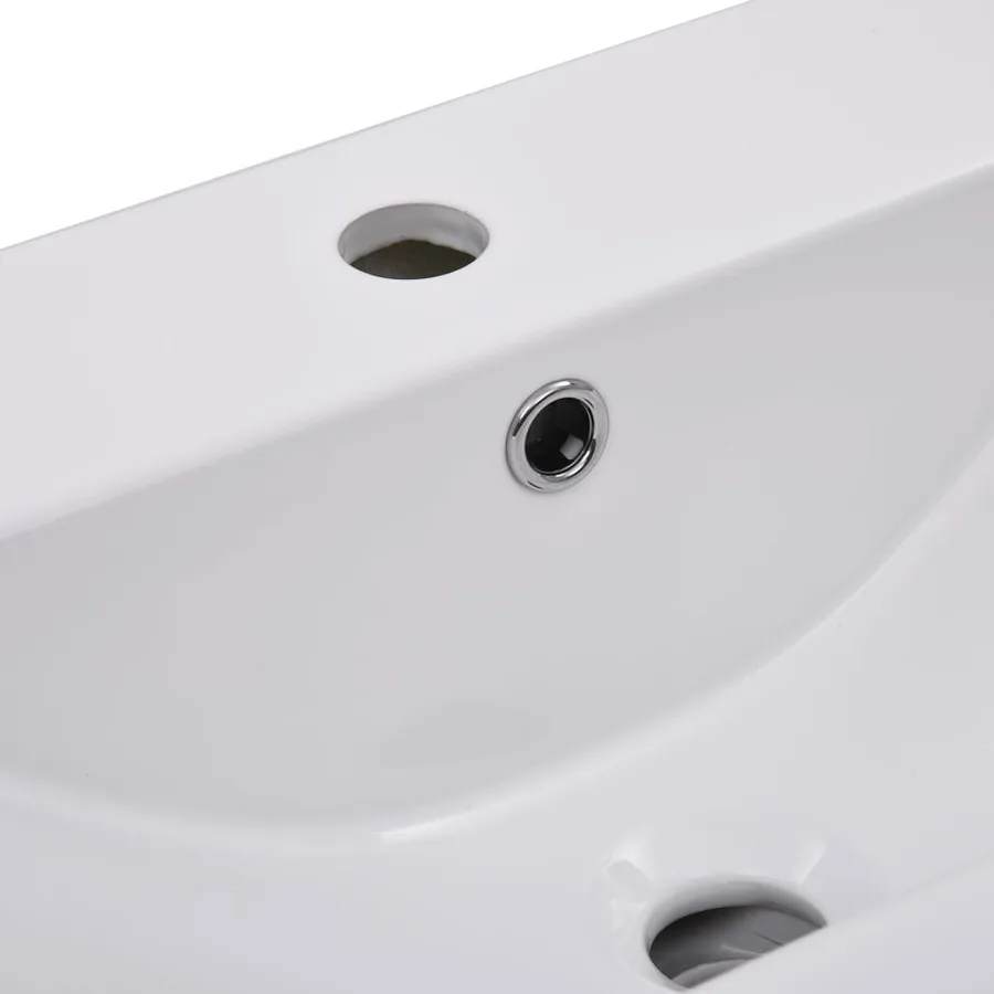Ensemble de meubles de salle de bain Blanc Aggloméré - 12