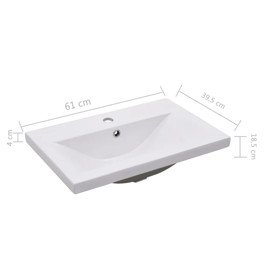 Ensemble de meubles de salle de bain Blanc Aggloméré - 18