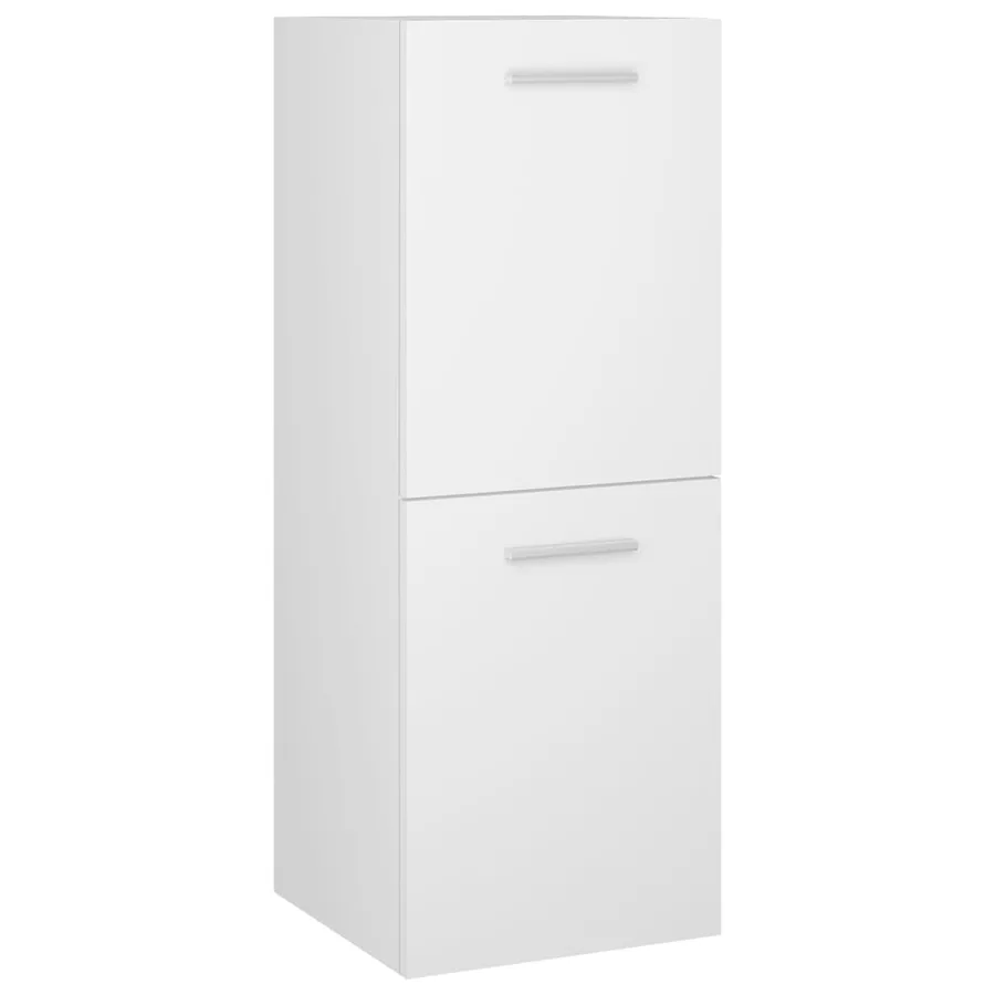 Ensemble de meubles de salle de bain Blanc Aggloméré - 7