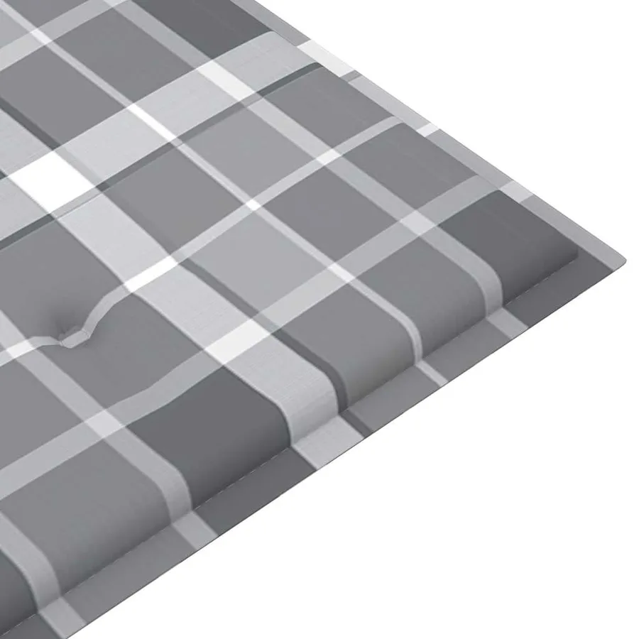 Banc de jardin 3 places avec coussin 150 cm Bois d'eucalyptus - 9