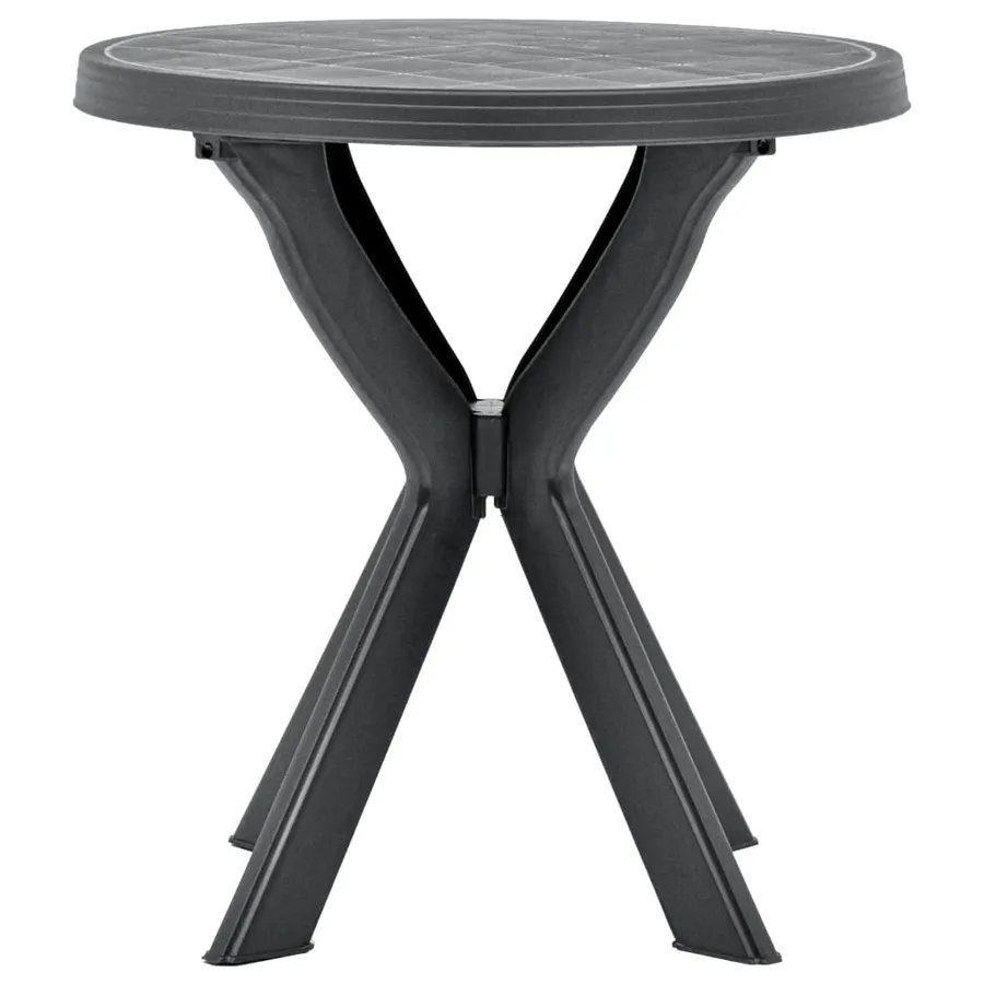Table de bistro Anthracite Ø70 cm Plastique - 2