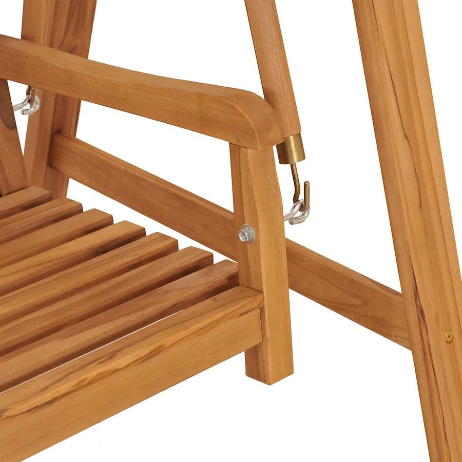 Balancelle 174 cm Bois de teck massif - 8