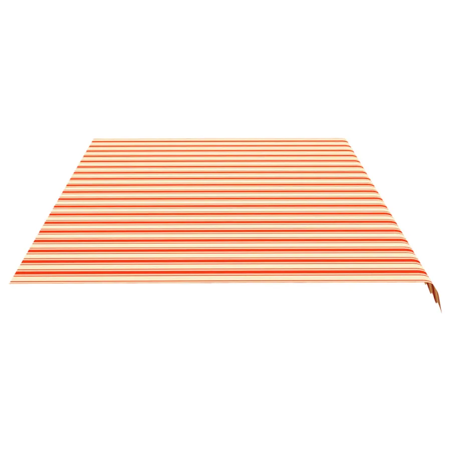 Tissu de remplacement pour auvent jaune et orange 6x3,5 m polyester - 4
